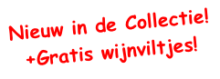 Nieuw in de Collectie! +Gratis wijnviltjes!